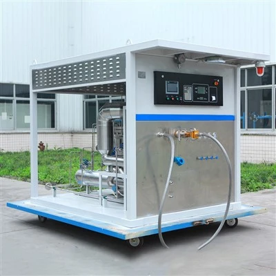 Skid-mounted LNG Refueling Device
